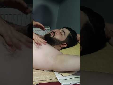 CHEST TURKISH ASMR BODY MASSAGE #shortvideo #massage #triggersforsleep #relax #asmr