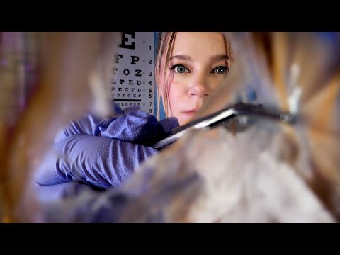 ASMR Eye Exam | Treating Your Eye Infection