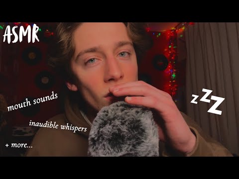 ASMR || mouth sounds, inaudible whispers, hand movements 😴