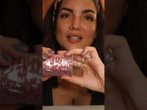 ASMR Perles en bois et ruban crinkles