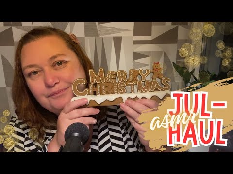 ASMR på svenska: Tjuvstartar med en jul-haul ❤️