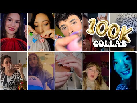 Mis seguidores hacen ASMR! Especial COLABORACIÓN 100K ♡