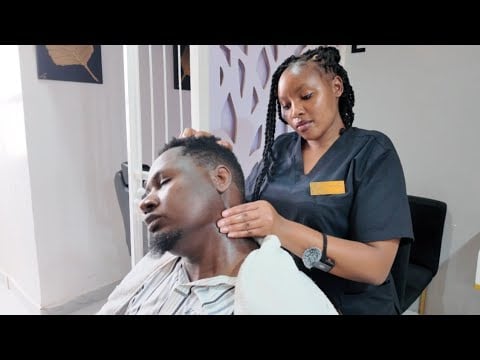 ASMR Massage | I Came for a Shave… She Gave Me the Most Relaxing Barber Experience Ever 😴