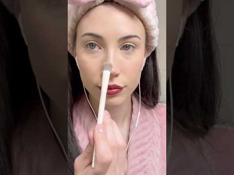 Doing some nose contour! #asmr #whisper #makeup