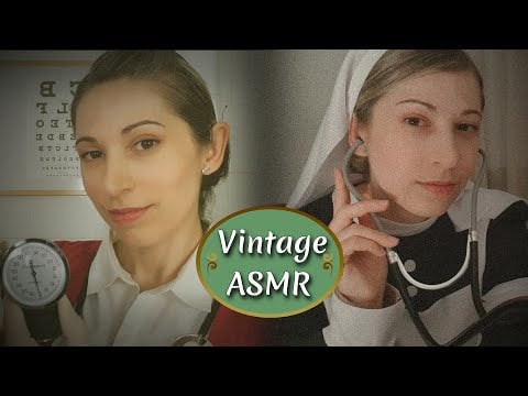 ASMR Enfermera Vintage | Roleplay Médico de otra Época para dormir
