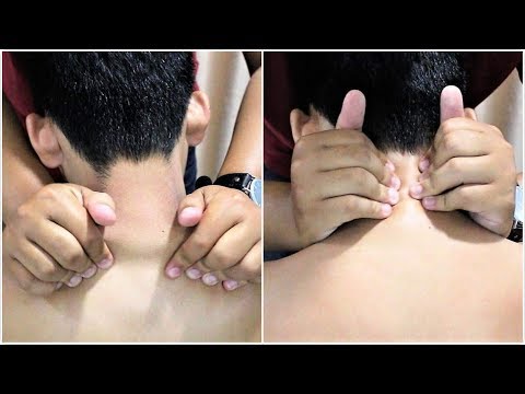 ASMR Focus Neck and Shoulder Massage for Relaxing with Tools