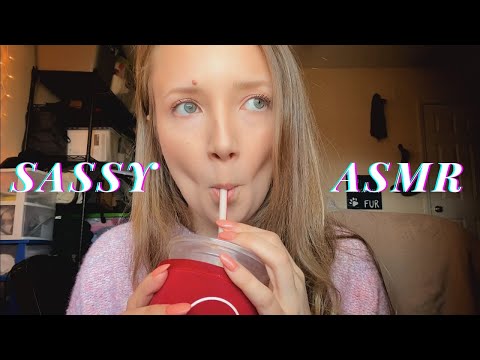 ASMR Sassy Girl Plucks Your Eyebrows | Close Up Personal Attention