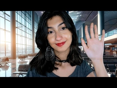 ASMR Melhor amiga se despedindo de você no aeroporto ✈️