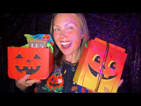 asmr/ Halloween Gifts UNBOXING🎃👻 (books, treats, + more🥹)