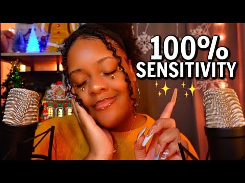ASMR at 100% Sensitivity ♡ Intense Mouth Sounds, Hand Sounds, Whispers etc for Ultimate Tingles ✨