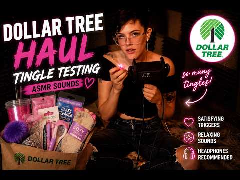 Bella’s Dollar Tree ASMR Haul 😮‍💨 Tingle Testing Random Finds & Sounds