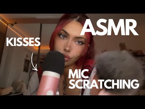 ASMR - MIC SCRATCHING AND KISSES ⭐✨