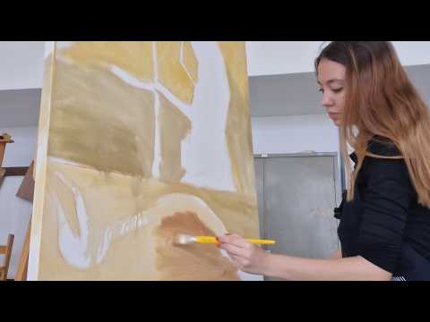 ASMR caseirinho - sons de pincel na tela 🖌🎨