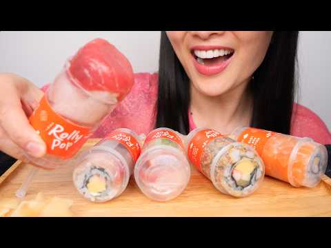 SUSHI POP (ASMR EATING SOUNDS) LIGHT WHISPERS | SAS-ASMR