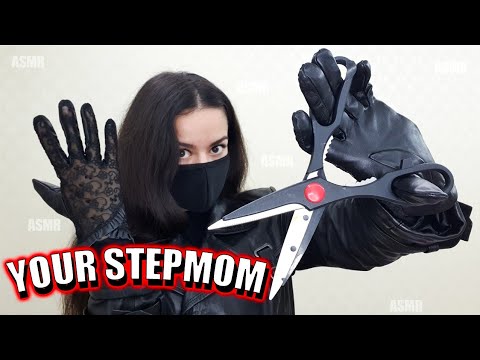 ASMR ✂️ ASMR STEPMOM ✂️ ASMR ROLEPLAY, ASMR GLOVES, ASMR LEATHER,  LEATHER GLOVES, ASMR KIDNAP