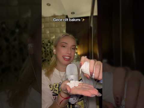 Cilt bakımı zamanı✨ #ciltbakımı #bakım #ciltbakımrutini #asmr #asmrsounds
