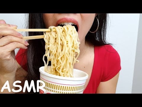 ASMR Eating Instant Noodle | Slurping Sounds Cup Noodle | Eating Sounds