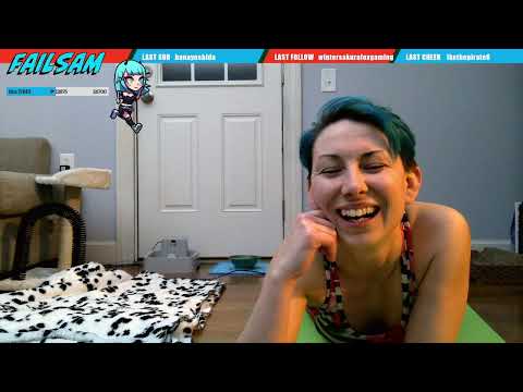 First biomodel (IRL) workout stream on YT!