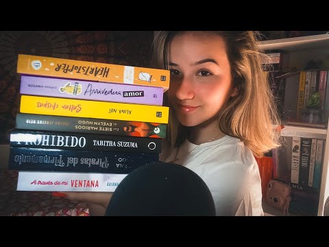 ASMR ENSEÑANDO MIS LIBROS NUEVOS PARTE 1 📚💞