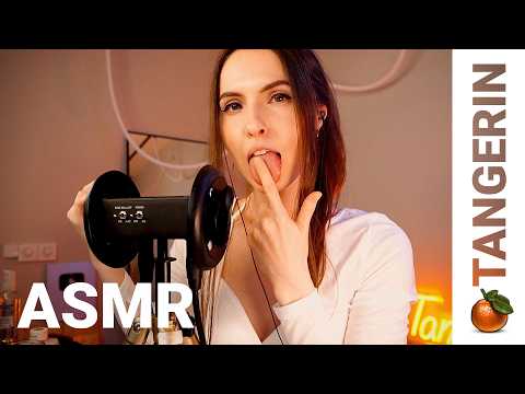 ASMR Spit Painting & Mouth Sounds | Tangerin