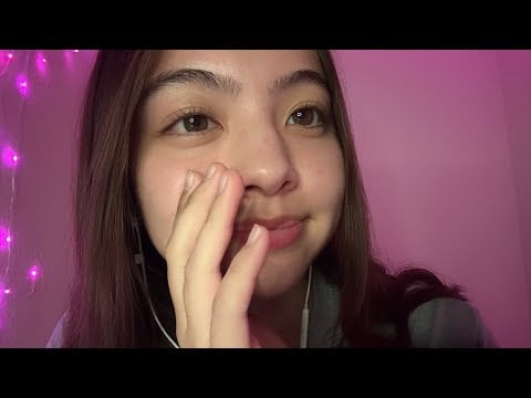 asmr - cupped whisper rambles & gum chewing