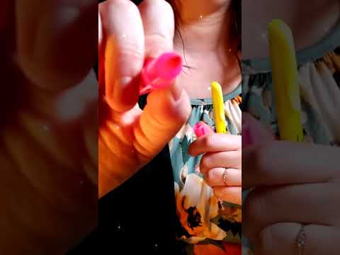 Doing your makeup with funny items #asmrlikeasandbox #relaxing