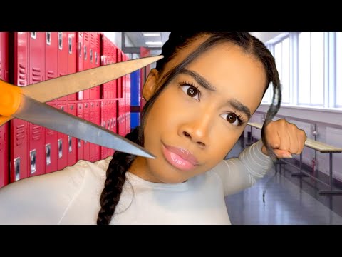 ASMR School Bully Cuts Your Hair ✂️ ASMR Rude Haircut Role-play