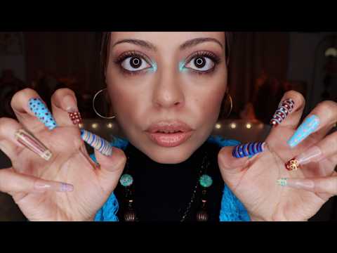 ASMR| Camera Tapping, Scratching, Rubbing for INTENSE Brain Tingles -XL Long Nails (Build Up)