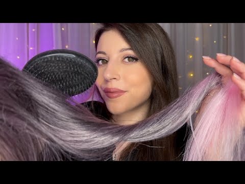 TI SPAZZOLO I CAPELLI E SUSSURRO FINCHÉ NON TI ADDORMENTI 😴Asmr Ita