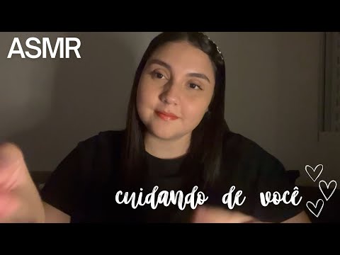 ASMR - VOU PREPARAR O SEU CABELO ANTES DE DORMIR umectação capilar | massagem | escova