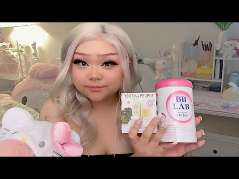 ASMR mini beauty haul 💗 yesstyle + sephora + ulta (realistic)