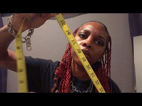 ASMR 🎸 Rockstar Stylist Measures You 📏 (she’s very opinionated)