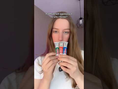 Choose your superpower! 🦸‍♀️ #asmr #fastasmr #triggersforsleep #relax #asmrvideos