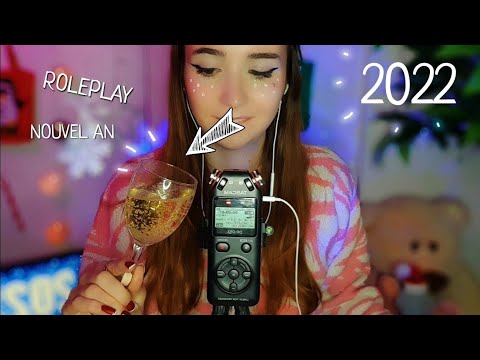 ASMR Roleplay 2022 🎉 Soirée nouvel an CHILL+ je te pose des questions