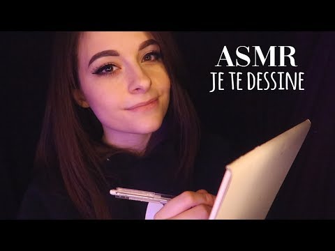 ASMR FRANCAIS ⚪️ RP - JE TE DESSINE ✏️