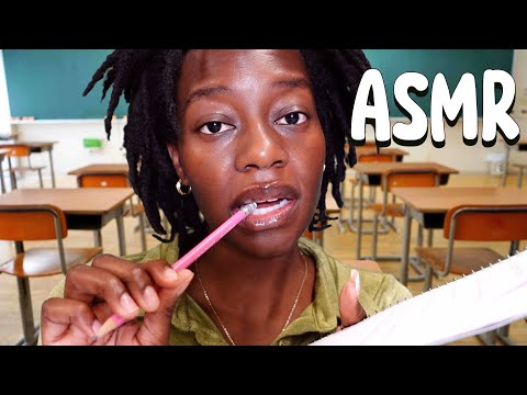 ASMR | ✨NEW GIRL IN CLASS✨ ASKING YOU EXTREMELY PERSONAL QUESTIONS  ✏️👩🏾‍🦱