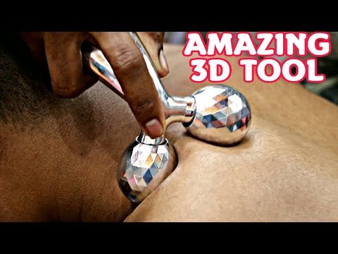 Amazing 3d roller ASMR body massage for body relaxation | shoulder & body massage with mix tools
