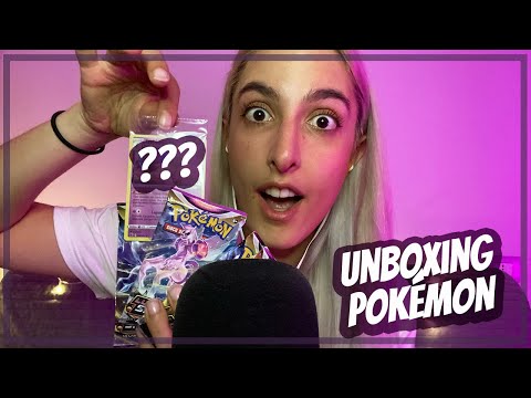 APRO 4 BUSTINE POKÉMON PER RILASSARTI 🎉 UNBOXING CON CARTA RARA OMAGGIO 😍 ASMR ITA