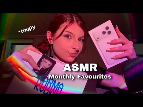 ASMR Monthly Favourites - Tracy Tapping, Scratching, Tingly Whispering