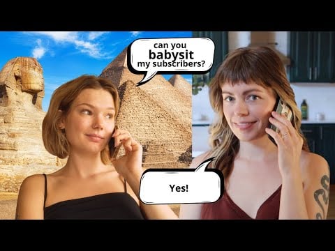 ASMR but @CozyCabin_ASMR babysits you while I’m on vacation
