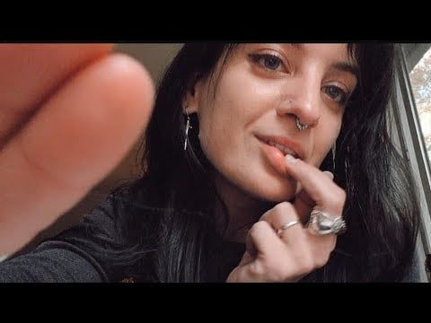 ASMR | spit-painting you for Halloween 🎃  🖌 