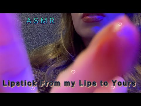 ASMR Applying lipstick on YOU | Layered Inaudible Whispers