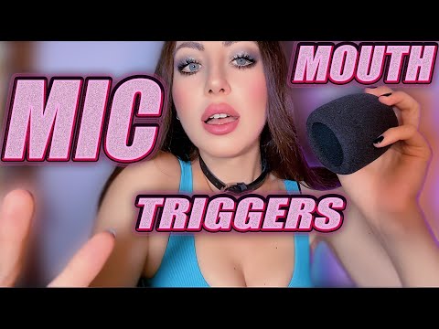 MIC and MOUTH TRIGGERS ASMR | from slow to fast & aggressive | Your Best Tingles, Relax and Sleep