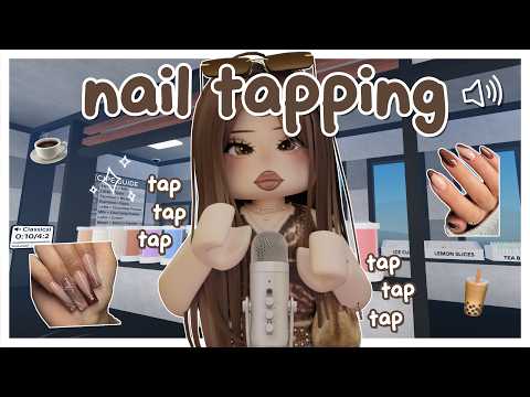 (roblox asmr 🌙) tingly tapping on my nails!