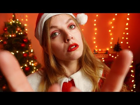 ASMR LOCA MAMA CLAUS OBSESIONADA CON TU CARA asmr roleplay español face touching