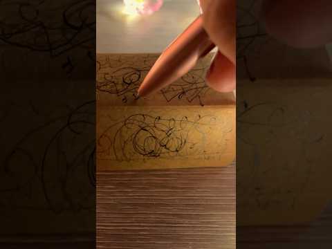 ASMR , The sound of a pen writing on a box#asmr #asmrsounds #relax #shorts