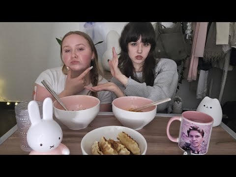 asmr buldak ramen mukbang w/ the crazy person who squats in my apt