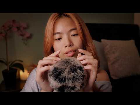 You Can Turn Your Brain Off Here 💭 ASMR Slow & Dreamy Nonsensical Rambles & Fluffy Mic Touching