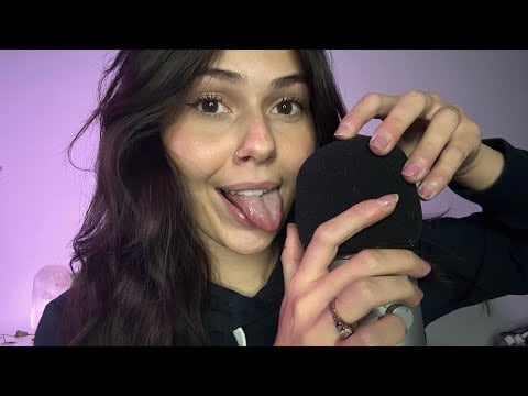 ASMR Mouth Sounds + Mic Cover Scratching! (Get the best sleep NOW) 