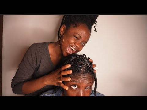 ASMR INTENSE SCALP SCRATCHING AND MASSAGE WITH FAKE FLAKES REMOVAL FOR DEEP SLEEP 😴 